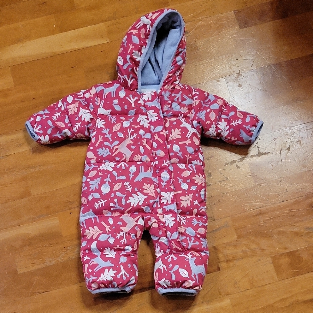 Columbia Kids Puffer Jacket - Red and White